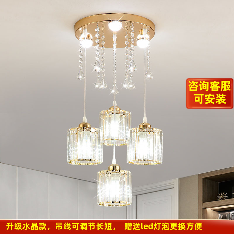 W8餐厅灯2024新款吊灯现代简约灯具卧室吊灯轻奢饭厅餐桌灯餐厅吊