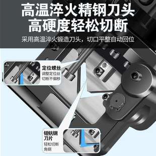 液压角铁冲孔机手提式小型电动切断机角钢切角机开孔神器打孔器