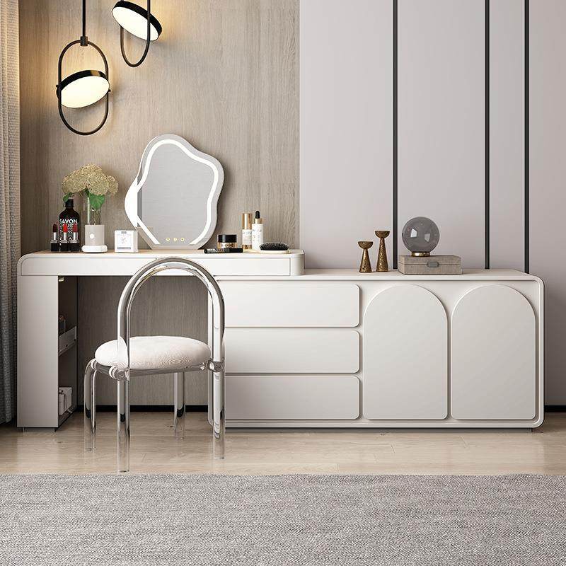 奶油风梳妆台卧室收纳储物柜一体瓢窗化妆桌转角可伸缩实木化妆台,模玩/动漫/周边/娃圈三坑/桌游,模型制作工具/辅料耗材,淘宝优惠券,粉丝福利购,淘宝优惠卷