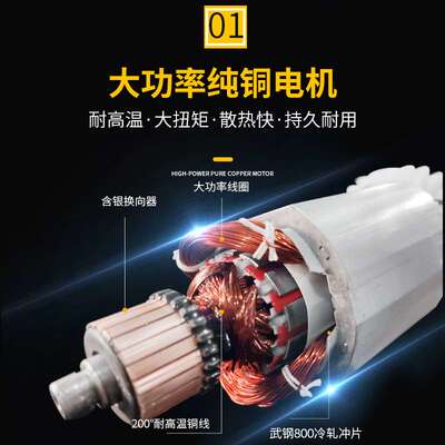 出口电动工具多功能工业115角磨机 家用手持打磨切割手磨机磨光机