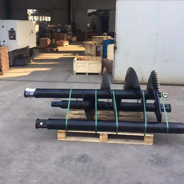 螺旋钻机合金钻头钻机器挖掘机液压螺旋钻洞机器图片