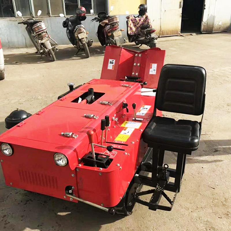 多功履带旋耕机小型农用田园管理耕地驾机座能式自耕地SHZ走机