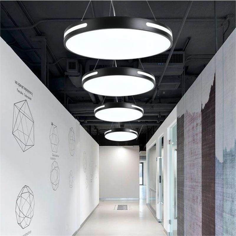 LED铁框牌侧光吊线灯餐厅办公室美发发店教室34直播艺间棋室通用