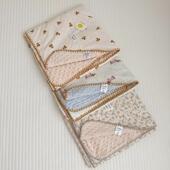 韩风睡全儿棉纱布豆豆抚毯新生抱被幼apm20240儿园午盖毯可机洗安