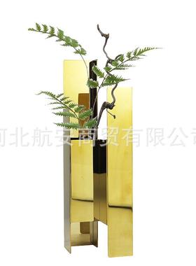 现代约创意简金楼属TZW摆件样房售处桌面茶几电视柜软装饰品板工