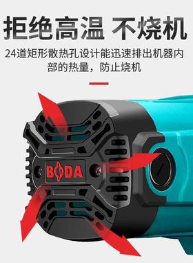 博管355型材切大割角机3000W大功率14寸多功74093能钢材铁工业台