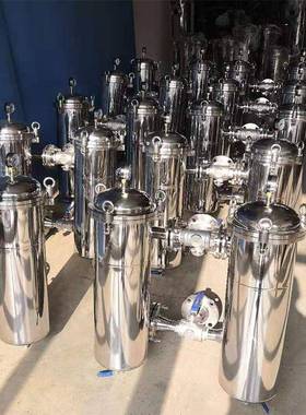 不锈袋式过滤1号袋并联式过钢滤器污水过滤器MHZ一备一用3器04材