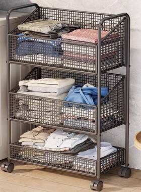 脏篓脏衣服YSJ20240收纳家用带轮卫移动分衣层生间放衣服浴室换洗