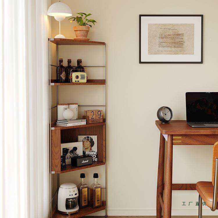 中古转功F98S5TJS角置架实物木多能三角展示柜客厅墙卧室收角纳书,厨房/烹饪用具,抹布架/厨房清洁收纳架,淘宝优惠券,粉丝福利购,淘宝优惠卷