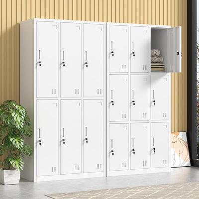 更衣柜学校员厂宿舍换衣柜工车工间多门储物柜锁收纳存DXS-gyg带