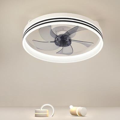 卧室顶灯风扇一体餐厅吊扇65灯202带4新款中山灯吸日规风具扇灯11