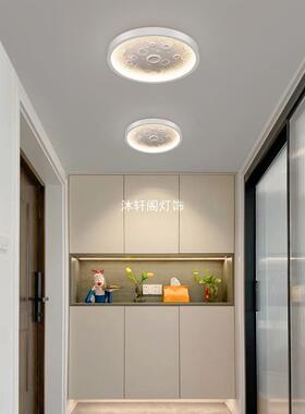 过灯球走廊灯简间约现代石膏月装饰灯入道户玄关灯衣86012帽阳台