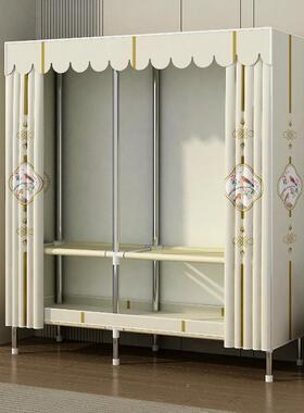 家用钢架简易柜管加厚结出实钢加固加粗卧70785室耐用组装租房衣