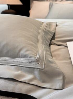 A类50双股10S长绒件TNR棉纯0棉双埋线镂空四套单被套刺绣床床上用