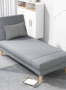 能cs布艺17253发沙床单人两用贵妃躺椅厅多功美人榻可折叠沙发客