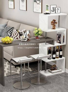 简台易家用吧台小型吧台桌子靠墙客玄关隔厅断创意酒柜89369吧桌