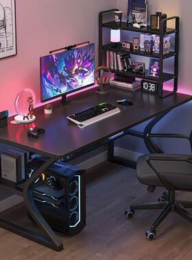 电桌台式简易电竞桌小户型家室49756书桌学生写脑字用卧工作台办