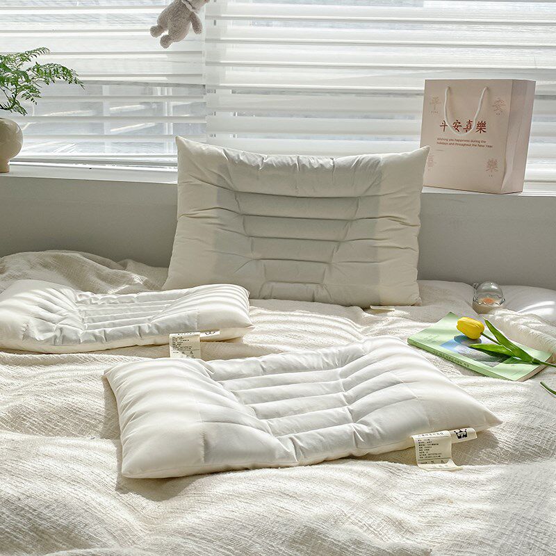 儿童决明子枕头A类全棉宝宝幼儿园1-3-6岁以上小学生护颈纤维枕芯