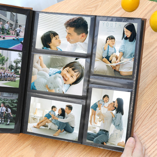相册本大容量插页式相册儿童家庭纪念影集宝宝成长记录册5寸6寸78