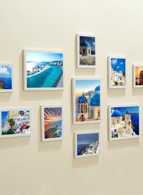 简约现代照片墙装饰免打孔创意相片墙贴相册背景墙相框挂墙贴组合