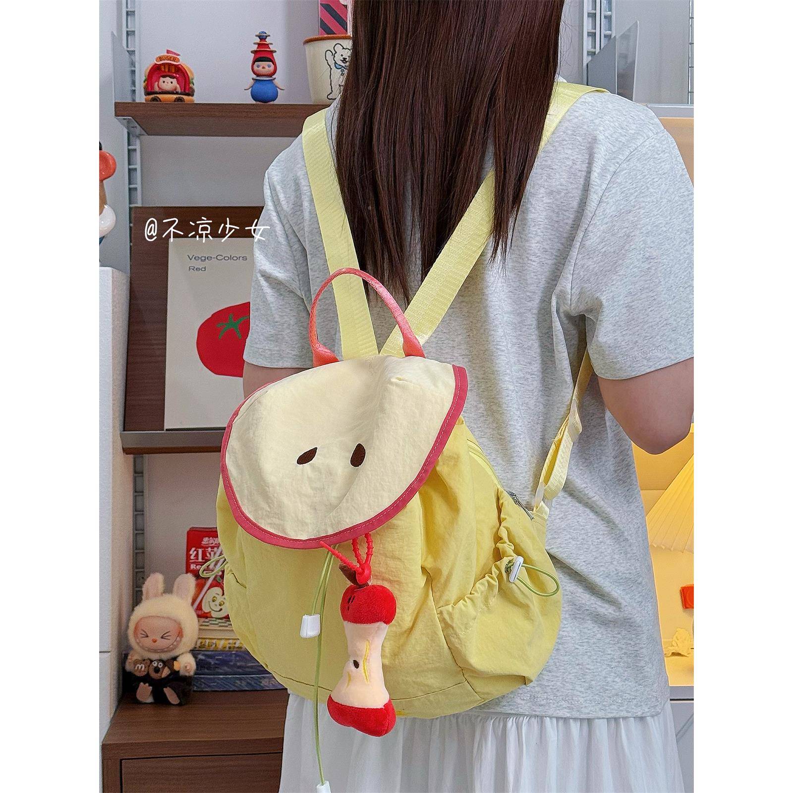 爱的西瓜苹番石榴小书包水和可蔬菜PDF迷你背包女孩轻果量果级防