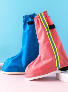 儿防水雨鞋套童ls803牛津布防橡胶鞋底男童女泥童防滑防脏鞋套脚