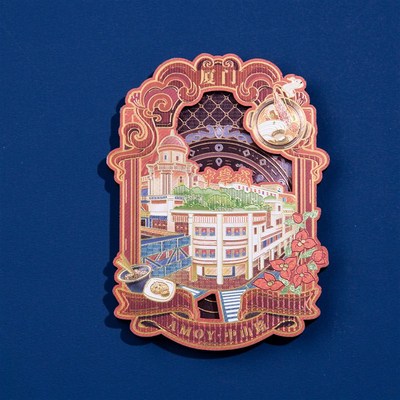 厦门冰箱贴沙坡尾鼓浪屿厦门大学中山路炫光磁贴文创伴手旅游纪念