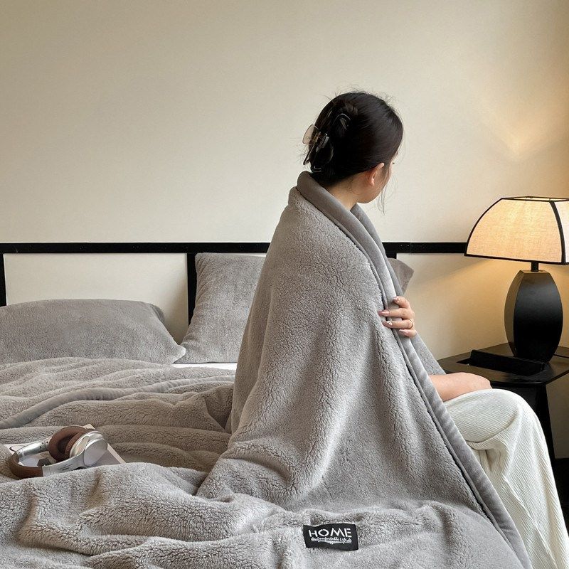 毛毯加厚冬季珊瑚绒盖毯办公室午睡毯沙发毯宿舍保暖半边绒小毯子,床上用品,休闲毯/毛毯/绒毯,淘宝优惠券,粉丝福利购,淘宝优惠卷