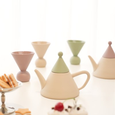 YOOFUN创意北欧陶瓷咖啡茶具套装家用不规则茶杯茶具礼盒生日送礼