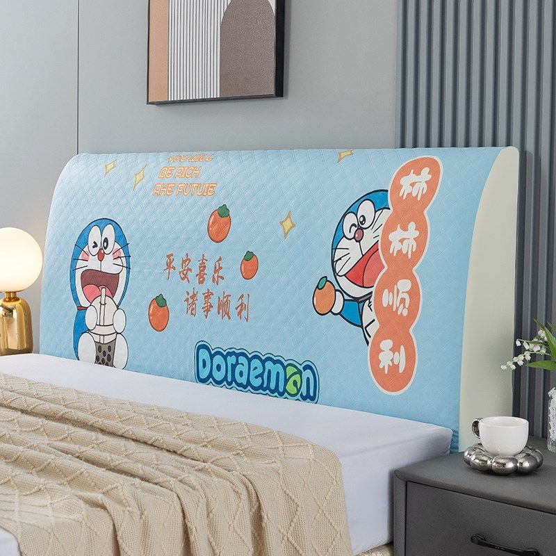 卡通全包床头罩套儿童房软包加厚2024年新款软包木质保护套可拆洗,居家布艺,床头罩,淘宝优惠券,粉丝福利购,淘宝优惠卷