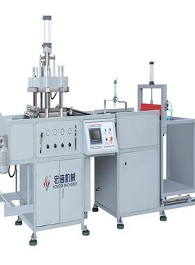 厂家直销版面610*620mm半自动一次性外卖快餐盒盖塑料热成型机