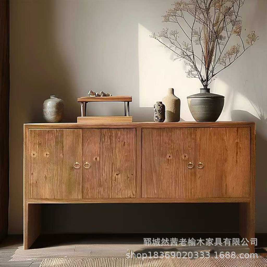 老榆木餐边柜做旧装饰玄关收纳柜实木老门板茶水柜阳台玄关柜鞋柜,模玩/动漫/周边/娃圈三坑/桌游,模型制作工具/辅料耗材,淘宝优惠券,粉丝福利购,淘宝优惠卷