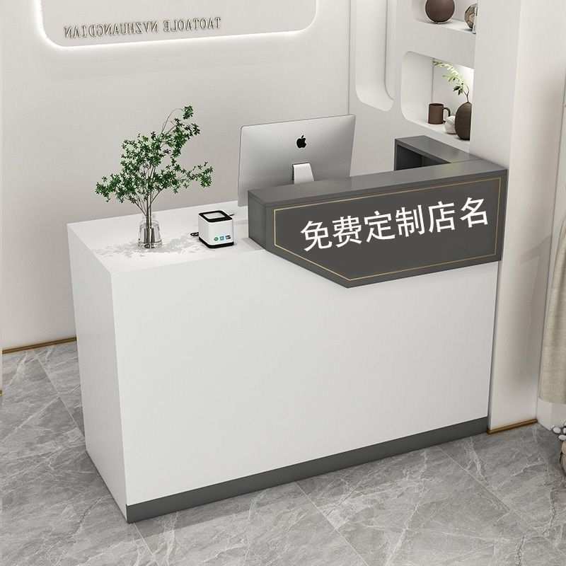 吧台收银台店铺小型简约现代服装店便利店网红潮店小吧台接待台