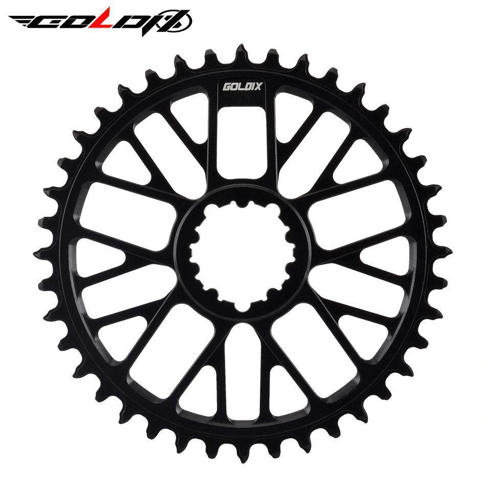 GOLDIX超轻型山地公路自行车曲柄镂空盘片GXP规格正负齿链轮