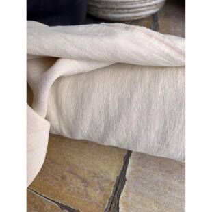 级加密古筋骨感起泡高朴文BDO艺土黄色汉亚麻裤子灰袍子布料服装