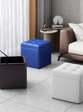 服装店理发414141储店家实木换鞋凳简约现代物凳墩子长条脚皮收用