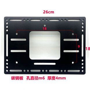 战术边包挂板摩托车侧边箱包碳钢支架多功能孔位快拆底座电车挂包