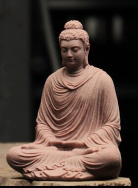 白云石如来佛祖(11/8/6)茶空间摆件家居禅意摆件鱼缸造景