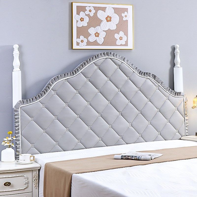 定制科技布免洗欧式床头套罩防尘保护套全包软包立柱弧形半圆防撞,居家布艺,床头罩,淘宝优惠券,粉丝福利购,淘宝优惠卷