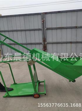 自式粮食装袋机晒场水自动袋小走麦玉米汽油灌稻TLL收谷机