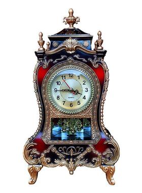 G摆8A意音乐报时台钟客厅件书房静仿音时钟古台NKZ式座钟欧式创座