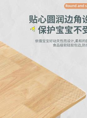 幼儿园实木桌椅宝宝31643童学习写字家用橡木书具桌儿可升降加桌