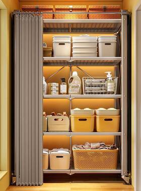 帮手阳台厨房置物架地多层书架箱佳收IHR纳家用出租屋微落波炉烤