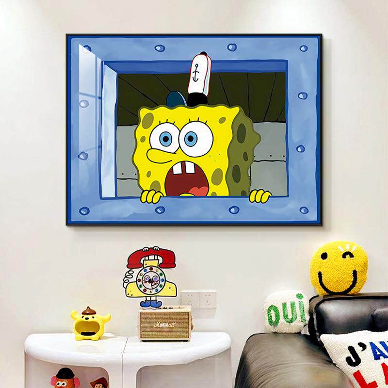 绵宝电宝表箱装饰画免挂打孔卡海通强弱配SQ0615-0电箱现代简约客