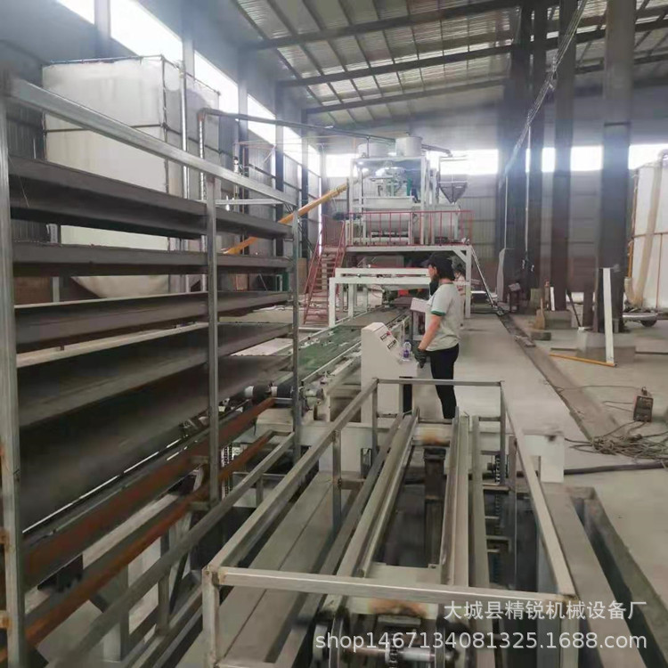 全自动水泥发泡防火门芯板生产线