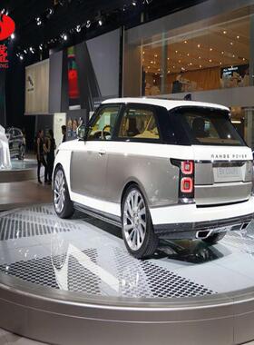 汽旋转台展厅旋转展台圆形车转展动旋转台升RYS降旋舞台电汽车转