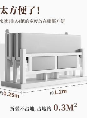 折叠床单人人床简板易家用午休1米双人床GFQ主卧成租房小床铁艺硬