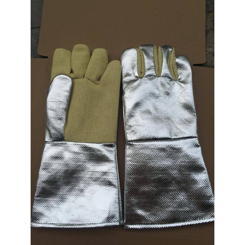 BLUE温EGLE蓝鹰耐高500度A手套隔热铝箔防AL145冶221金炼烫钢手套