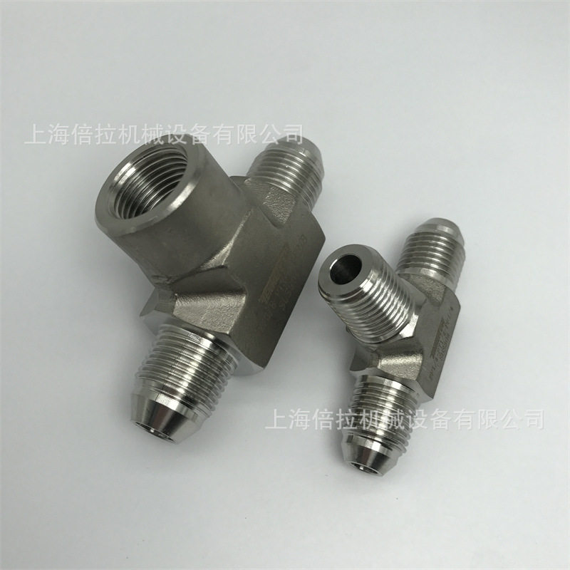 不锈钢锻压三通接头PT1/4*PF1/4