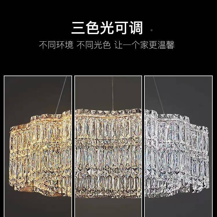 203年新款法约式轻奢水晶吊灯客厅灯现代2简大8131气奢华高档别墅